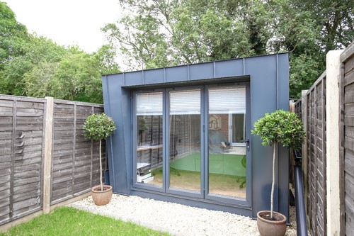 Portable garden office - garden,